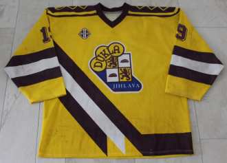 ASD Dukla Jihlava 1991/1992 - Petr Kaňkovský - game worn jersey