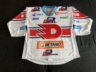 Ondřej Chabada #26 - Dynamo Pardubice 2023/24 game issued jersey (white/home)