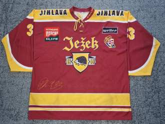 Dukla Jihlava - 2008/2009 - Přemysl Duben #33 - game worn jersey