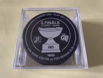 Chance liga play-off finals game issued puck, game 2 (16/25), VSE vs ZLN