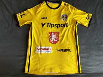 Štěpán Harazim #21 FC Hradec Králové 2023/24 yellow/away used shirt