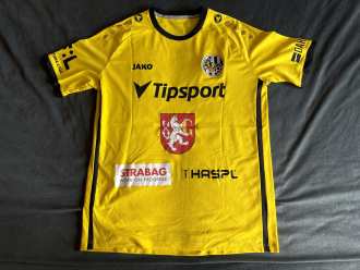 Daniel Horák #26 FC Hradec Králové 2023/24 yellow/away used shirt