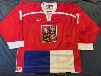 Jakub Hulva 2001/02 Czech republic “U18” game jersey