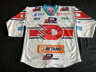 Libor Hájek #24 - Dynamo Pardubice 2023/24 game worn jersey (white/home)