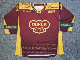 Dukla Jihlava - 2023/2024 - Maxim Burkov #21 - game worn jersey