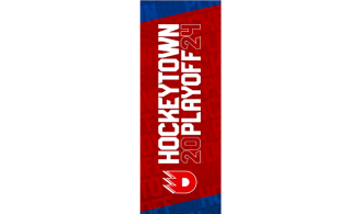 Vlajka HOCKEYTOWN PLAY OFF „vlajkosláva“ - Dynamo Pardubice