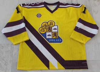 ASD Dukla Jihlava 1989/90 - Aleš Polcar - game worn jersey