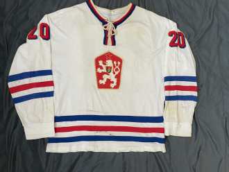 Jiří Holík 1971 IIHF World Championship game worn jersey