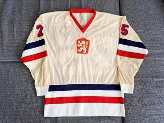 František Černý - Czechoslovakia national team "B" 80' - game worn jersey