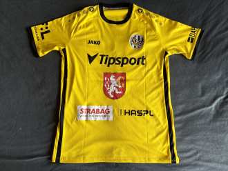 Samuel Dancák #11 FC Hradec Králové 2023/24 yellow/away used shirt