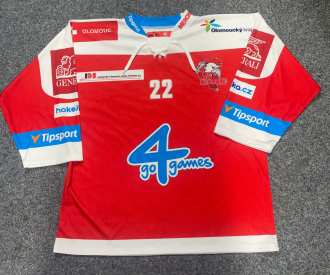 HC Olomouc #22 Jan Jaroměřský jersey (1000. utkání Jiřího Ondruška)