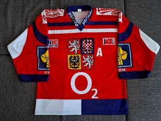 Radek Hamr -  Czech Republic national team  EHT 06/07 - game worn jersey