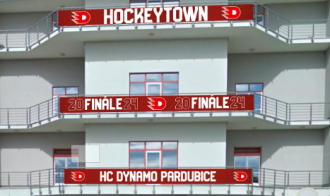 Bannery „balkony enteria arena“ - 3 ks (sada) - Dynamo Pardubice