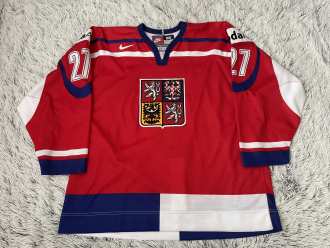 Jan Hlaváč 2004 IIHF World Championship game worn jersey