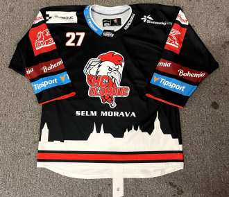 HC Olomouc #27 Alex Rašner 2022/23 and 2023 preseason game worn jersey