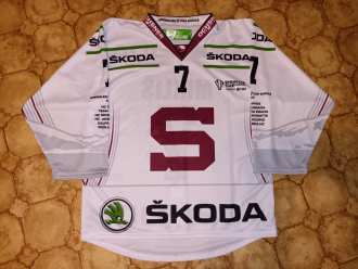 Ondřej Mikliš #7 - HC Sparta Praha - Spengler Cup 2021 - game issued jersey
