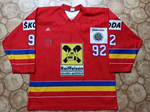 Zdeněk Nedvěd #92 - HC Sparta Praha - 98/99 - Euro League - GW jersey