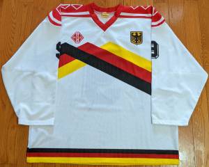 Peter Obresa West Germany 1989 IIHF World Championships jersey