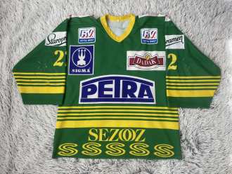 Ondřej Kratěna HC Petra Vsetín 1997/98 game worn jersey