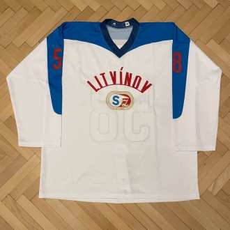 Sébastien PICHÉ #58 - HC Verva Litvínov - retro set - 2018/19 - game issued jersey