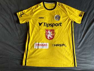 Karel Spáčil #13 FC Hradec Králové 2023/24 yellow/away used shirt