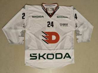 Libor Hájek #24 game worn jersey - Dynamo Pardubice – Spengler cup 2023