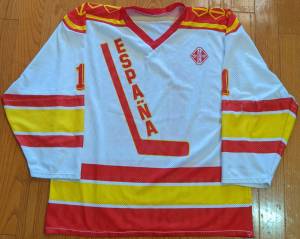 Ion Domeq-Camarasa Spain 1993 IIHF U20 World Championships jersey