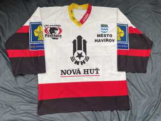 Petr Pavlas HC Havířov 2000/01 game worn jersey