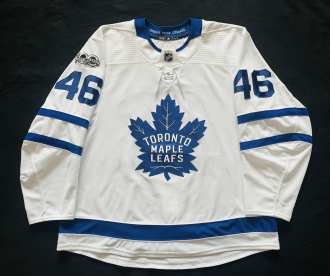 Roman Polák #46 Toronto Maple Leafs NHL sezóna 2017/2018 hraný dres s certifikátem