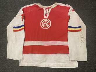 Jaroslav Svoboda HC Sparta Praha 1969/70 game worn jersey