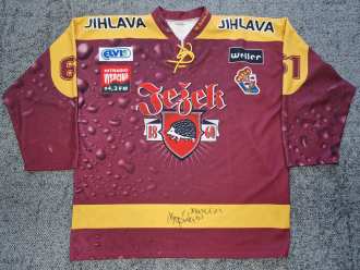 Dukla Jihlava - 2009/2010 - Martin Krupka #61 - game worn jersey