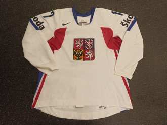 Jaroslav Hlinka - team Czech rep. - World Championship - 2008 - game worn jersey