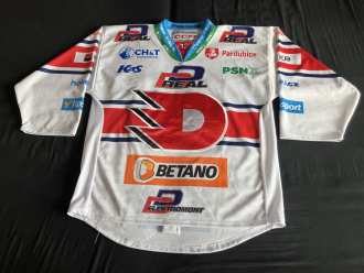 #12 - Dynamo Pardubice 2023/24 game issued jersey (white/home)