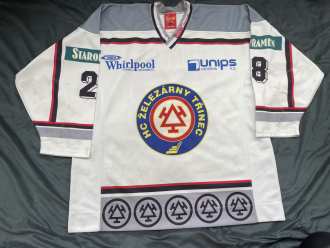 Jiří Kuntoš Ocelari Třinec 1998/99 game worn jersey