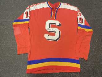 Karel Najman HC Sparta Praha 1979/80 game worn jersey