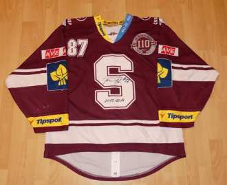 Petr Ton #87 - HC Sparta Praha 2013/14 - game worn jersey