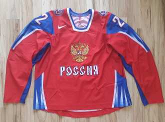 Team Russia, WHC 2009, Game Issued Red