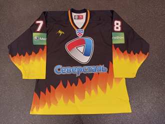 Josef Straka - Severstal Cherepovets - 09/10 - KHL - game worn jersey