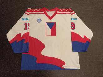 David Volek - Team Czechoslovakia - World Championship - 1991 - game worn jersey