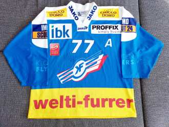 Radek Hamr - EHC Kloten Flyers 08/09 - game worn jersey