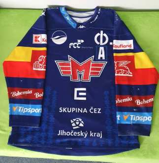Jan Piskáček #75 - HC Motor České Budějovice 2021/2022 game worn jersey