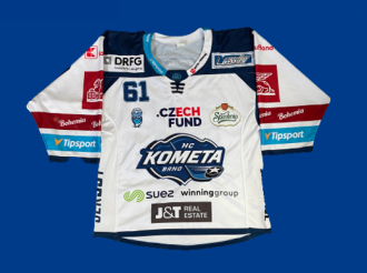 Daniel Rákos #61 / HC KOMETA BRNO / EHL PLAY OFF 2021 game worn jersey