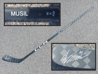 Adam Musil - original signed stick