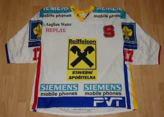 Jaroslav Hlinka #17 - HC Sparta Praha 2000/01 - game worn jersey