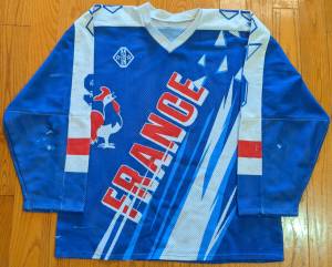 Patrick Dunn France 1992 IIHF World Championships jersey