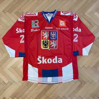 Lukáš KAŠPAR #22 - Česká Republika 2009/10 - game worn jersey