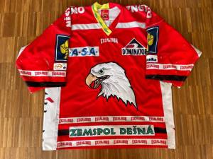 Petr Kankovsky Znojemsti Orli 2000/01 game worn jersey