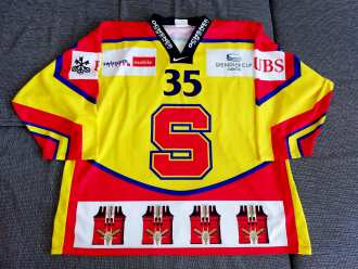 Petr Přikryl #35 - HC Sparta Praha - Spengler Cup 2002 - GW jersey