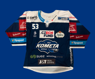 Vojtěch Němec #53 / HC KOMETA BRNO / EHL 2020/2021 game worn jersey
