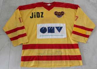 ASD Dukla Jihlava 1992/93 - Pavel Dvořák - game worn jersey